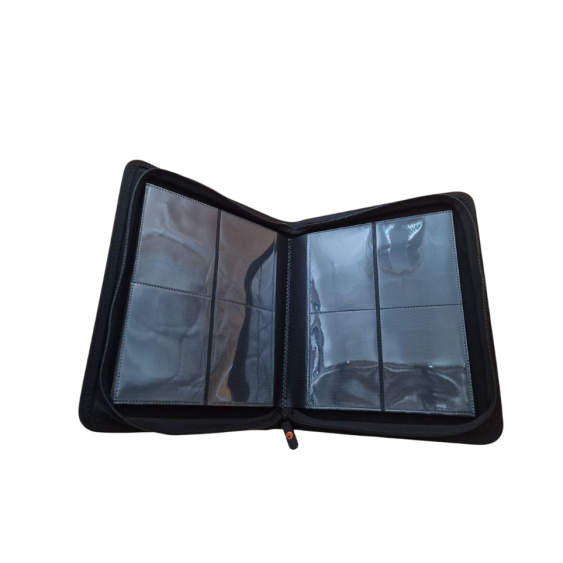 Treasurewise - Classeurs Toploaders - WiseGuard Mini Zip Toploader Binder 4 - 112 cartes