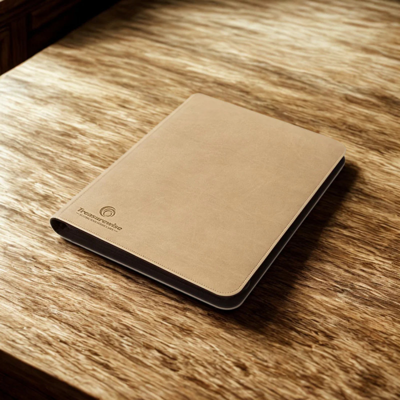 Treasurewise - Classeurs Toploaders - WiseGuard Zip Toploader Binder - 216 cartes