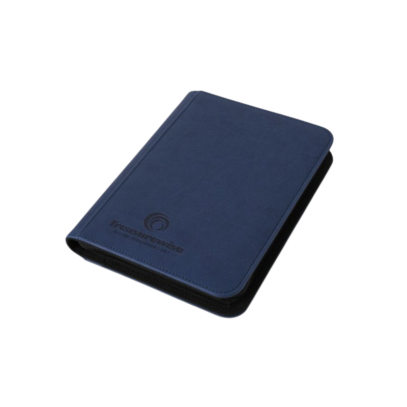 Treasurewise - Classeurs - WiseGuard Mini Zip Binder - 160 cartes