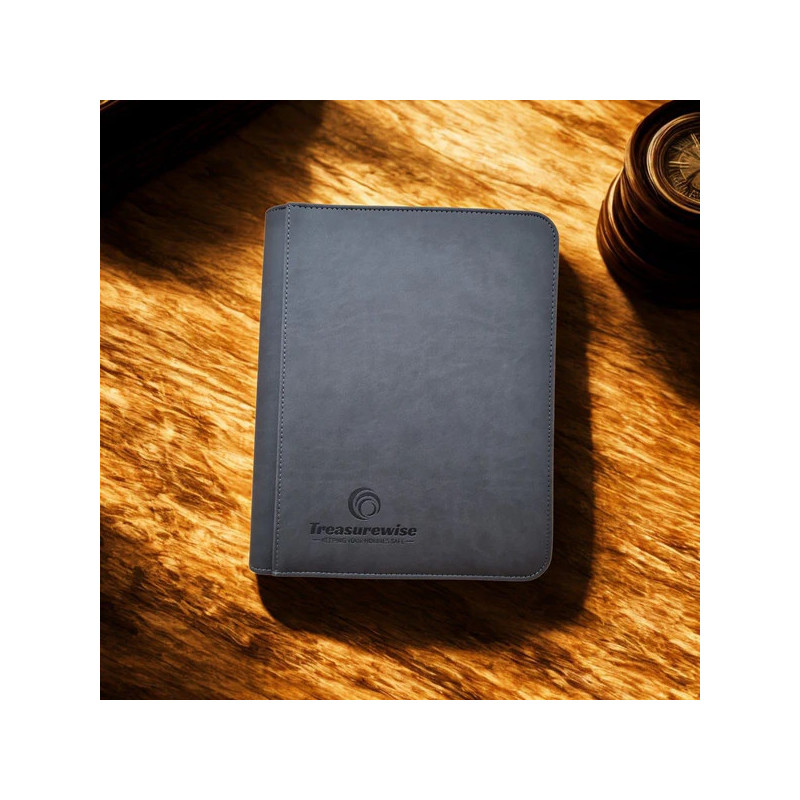 Treasurewise - Classeurs Toploaders - WiseGuard Mini Zip Toploader Binder - 112 cartes