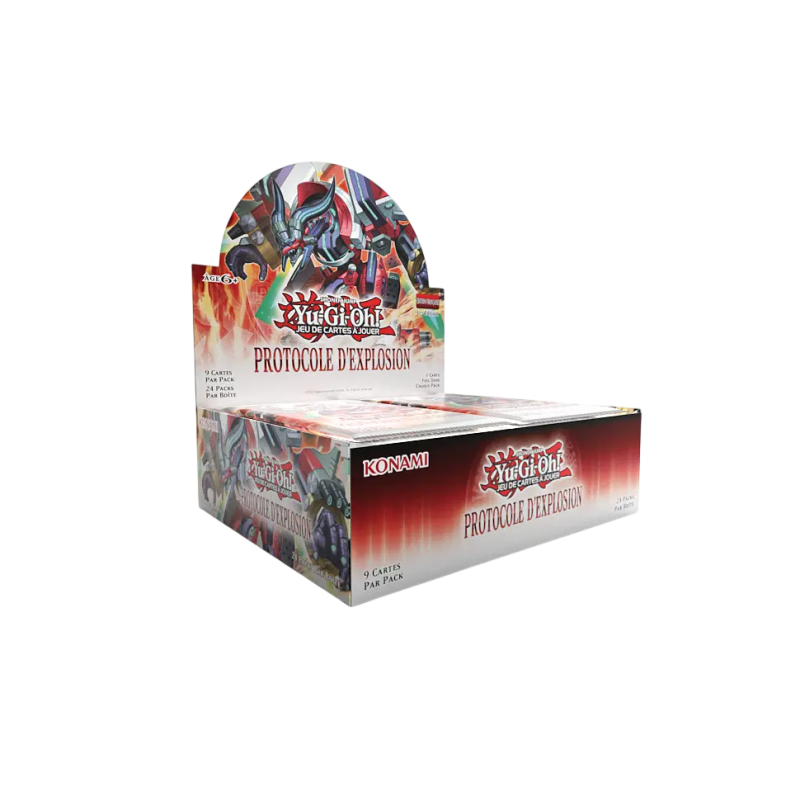 Yu-Gi-Oh! - Display de 24 boosters - Protocole d’Explosion
