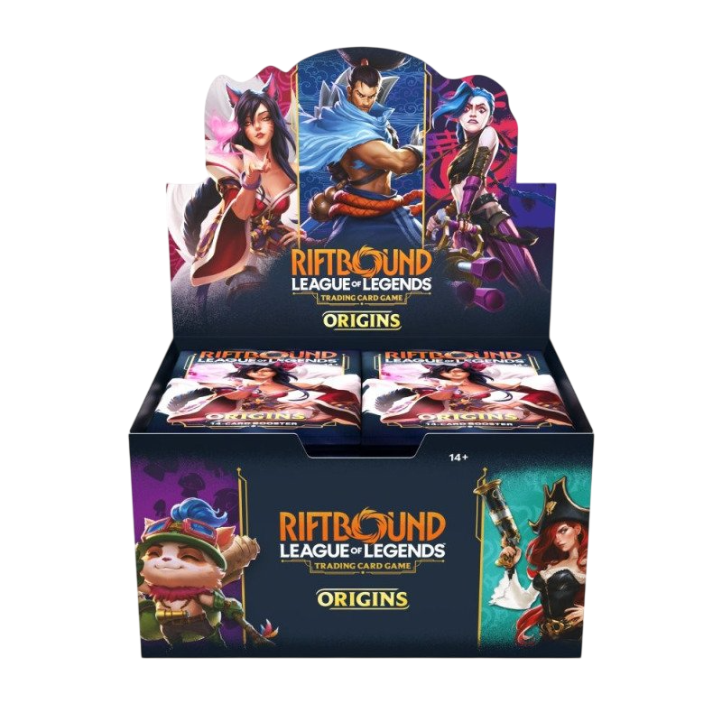 Riftbound: League of Legends TCG – Display de 24 Boosters – Set 1: Origins – EN