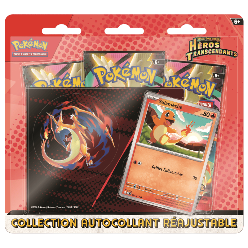 Pokémon - Tripack ME02.5 - Héros Transcendants - Salamèche / Fantominus