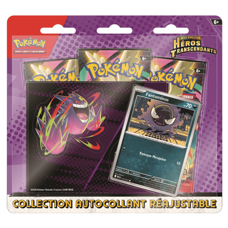 Pokémon - Tripack ME02.5 - Héros Transcendants - Salamèche / Fantominus