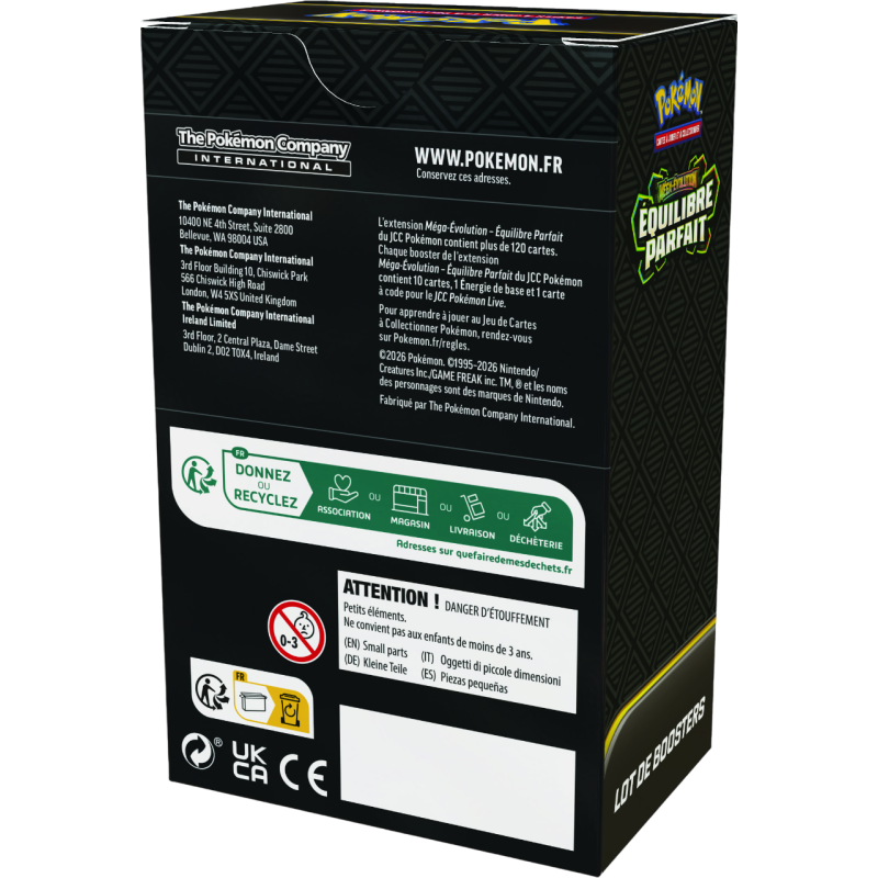 Pokémon - Bundle de 6 boosters - ME03 - Équilibre Parfait