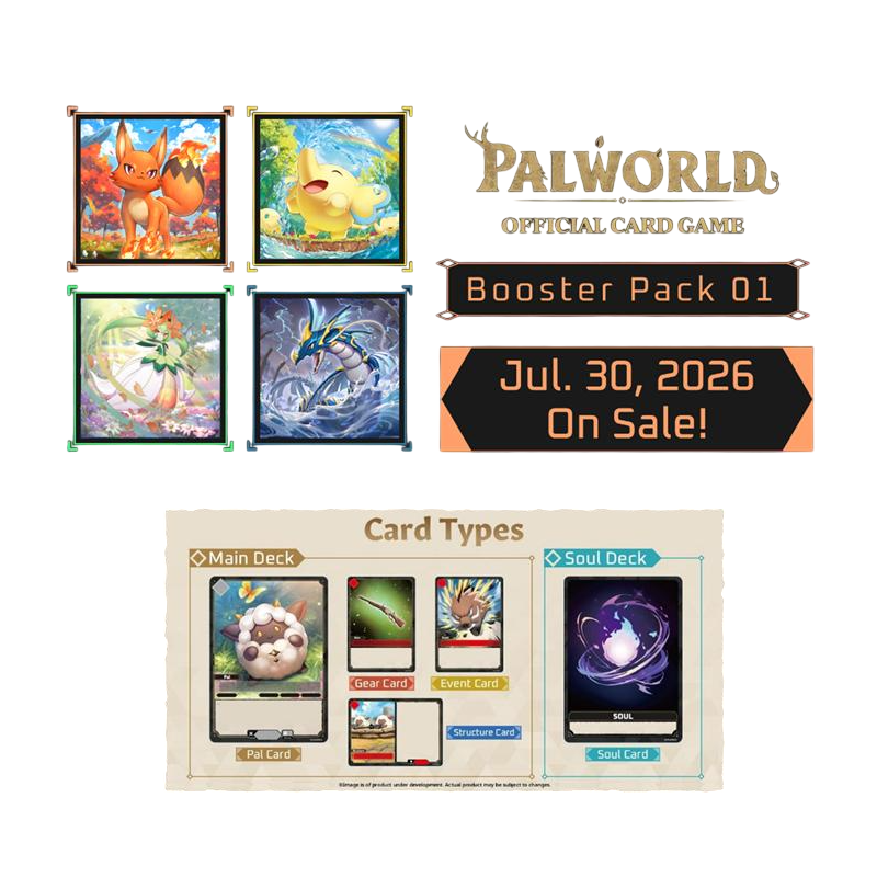 Palworld Official Card Game - Booster - BP01 - Dawn of Palpagos - EN