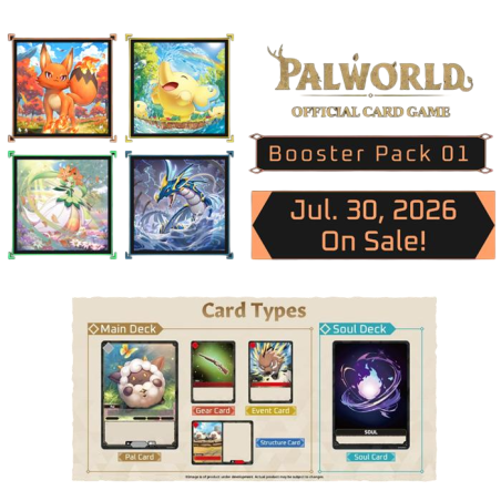 Palworld Official Card Game - Booster - BP01 - Dawn of Palpagos