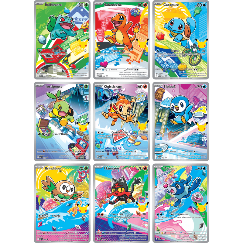 Pokémon - Coffret Collection Illustration Premiers Partenaires - Série 1 - 30 ans