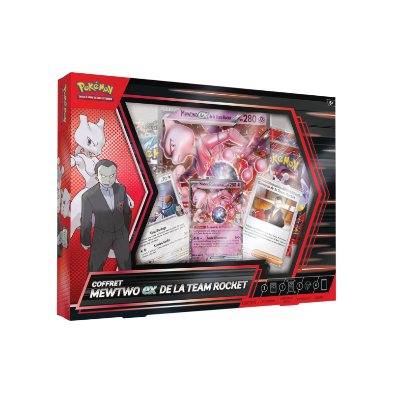 Pokémon - Coffret Mewtwo ex de la Team Rocket