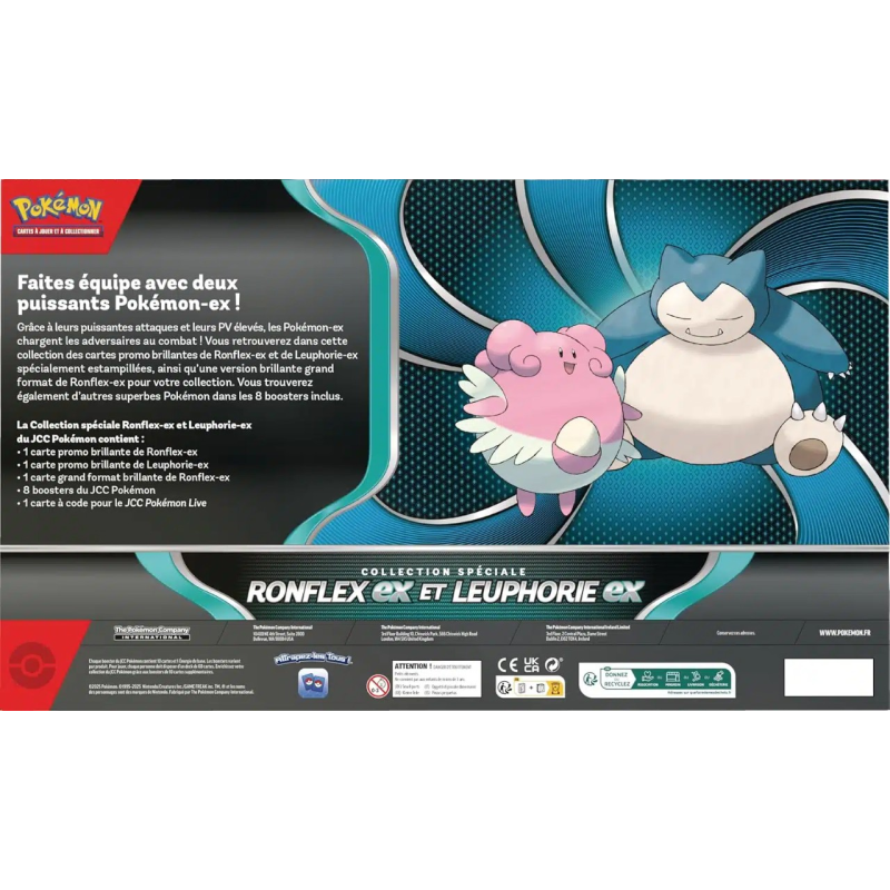 Pokémon - Coffret Collection Spéciale - Ronflex-ex & Leuphorie-ex