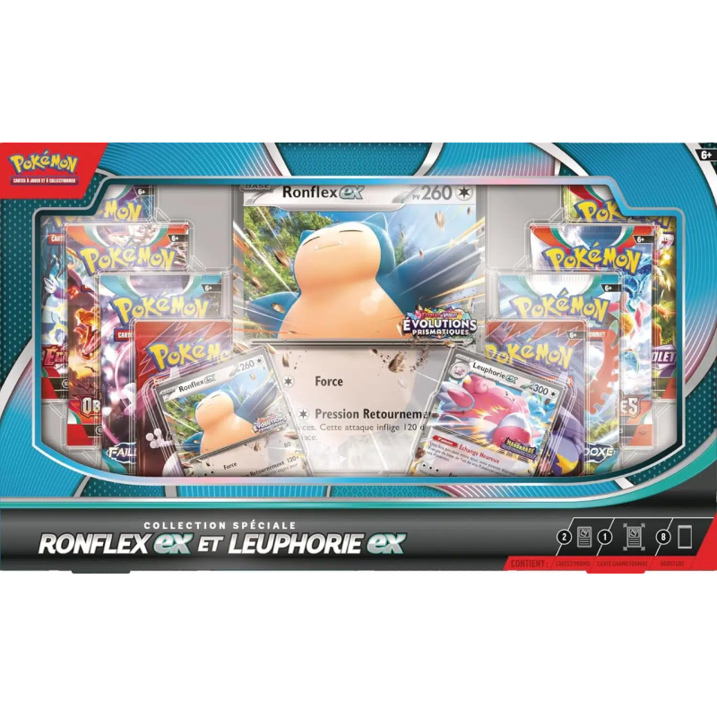 Pokémon - Coffret Collection Spéciale - Ronflex-ex & Leuphorie-ex