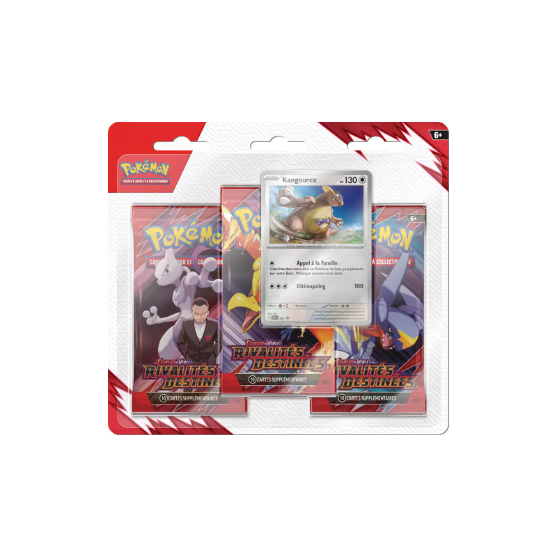 Pokémon - Tripack EV10 - Zéblitz / Kangourex