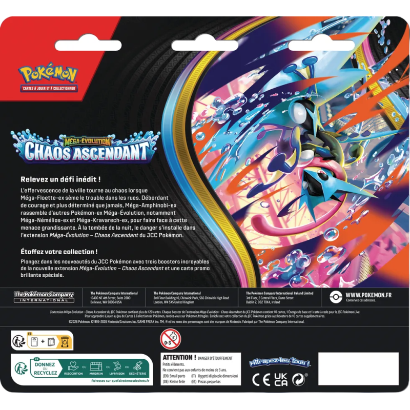 Pokémon - Tripack ME04 - Chaos Ascendant - Reptincel