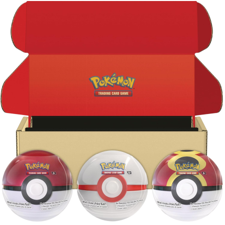 Pokémon - Lot de Boîtes Poké Ball - Poké, Honor & Bis Ball