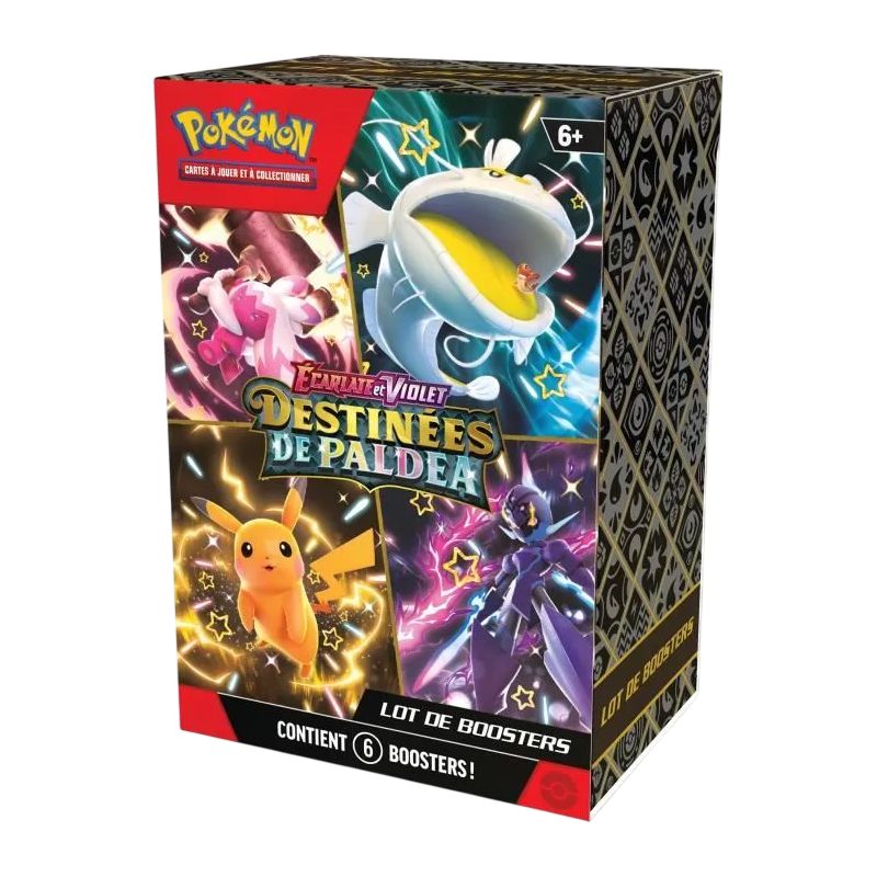 Pokémon - Bundle de 6 boosters - EV04.5 - Destinées de Paldea