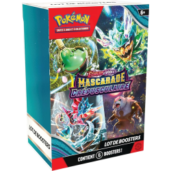 Pokémon - Bundle de 6 boosters - EV06 - Mascarade Crépusculaire