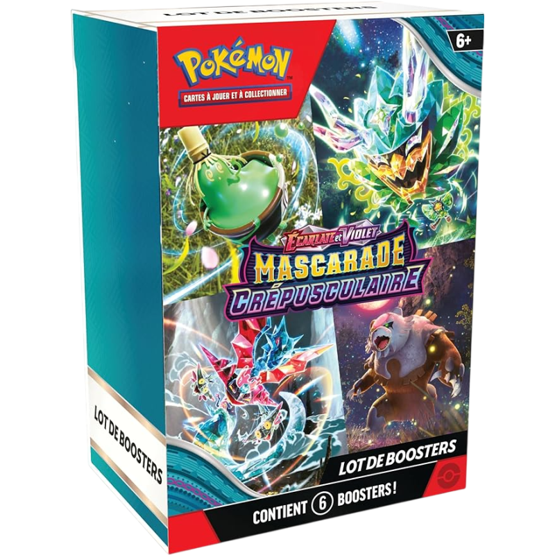 Pokémon - Bundle de 6 boosters - EV06 - Mascarade Crépusculaire