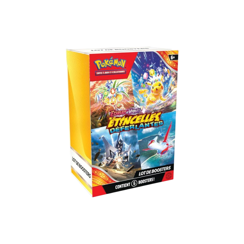 Pokémon - Bundle de 6 boosters - EV08 - Étincelles Déferlantes