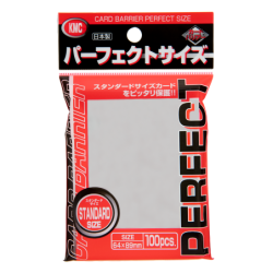 KMC - Sleeves Taille standard - Perfect Fit Transparent x100