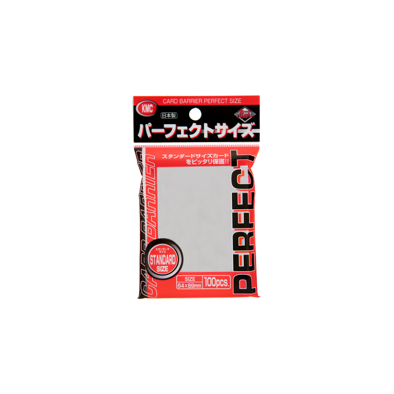 KMC - Sleeves Taille standard - Perfect Fit Transparent x100