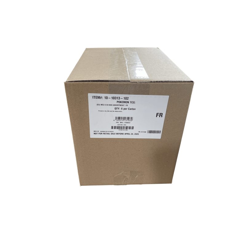 Pokémon - Coffret Méga-Évolution - Héros Transcendants - Méga‑Méganium ex / Méga‑Roitiflam ex / Méga‑Aligatueur ex - ME02.5