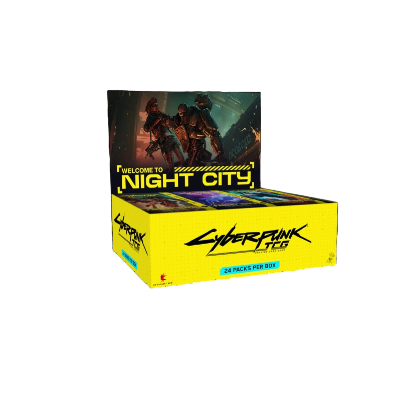 Cyberpunk TCG - Display de 24 boosters - Welcome To Night City - FR