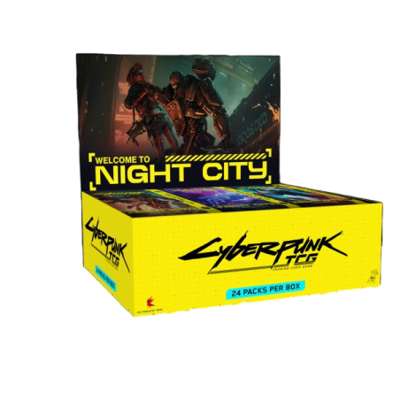 Cyberpunk TCG - Display de 24 boosters - Welcome To Night City - FR