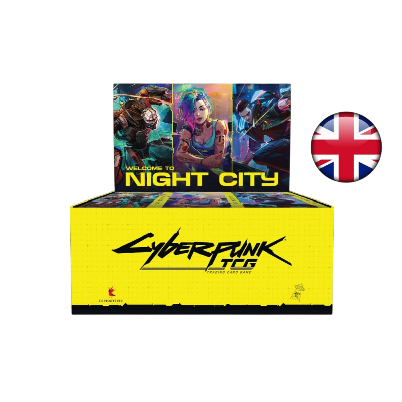 Cyberpunk TCG - Display de 24 boosters - Welcome To Night City - EN