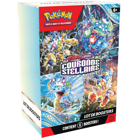Pokémon - Bundle de 6 boosters - EV07 - Couronne Stellaire