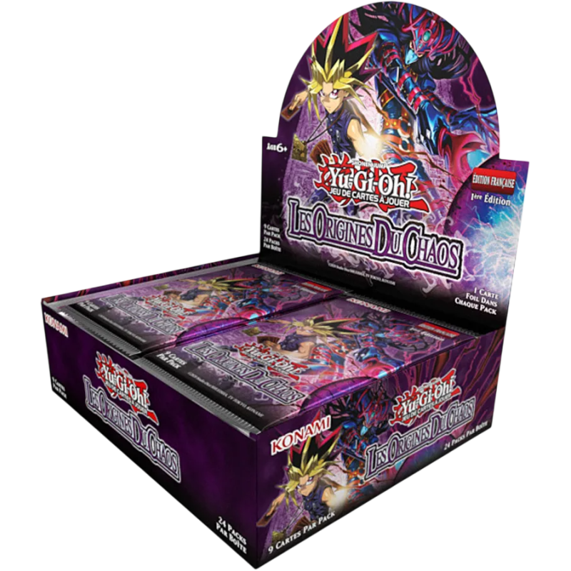 Yu-Gi-Oh! - Display de 24 boosters - Les Origines du Chaos