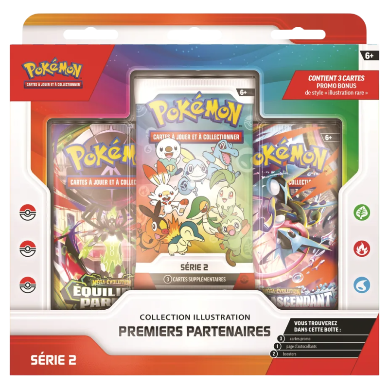 Pokémon - Coffret Collection Illustration Premiers Partenaires - Série 2 - 30 ans