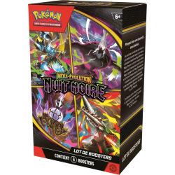 Pokémon - Bundle de 6 boosters - ME05 - Nuit Noire