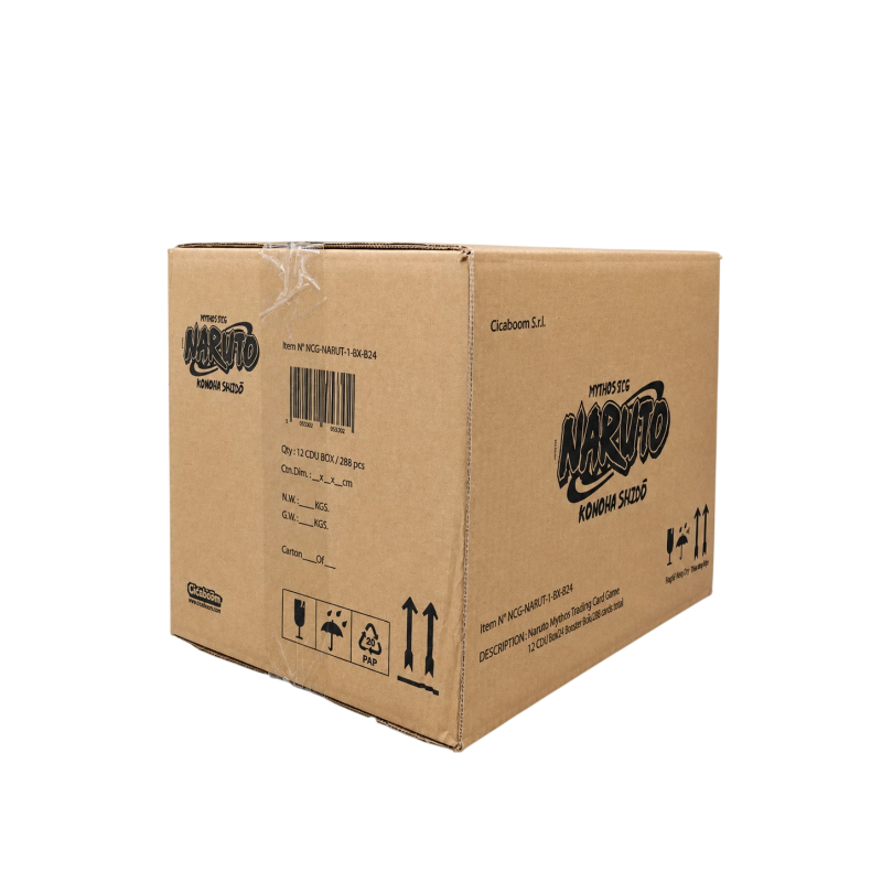 Naruto Mythos TCG - Display de 24 Boosters - Set 1 - Konoha Shidō - Édition 1 - EN