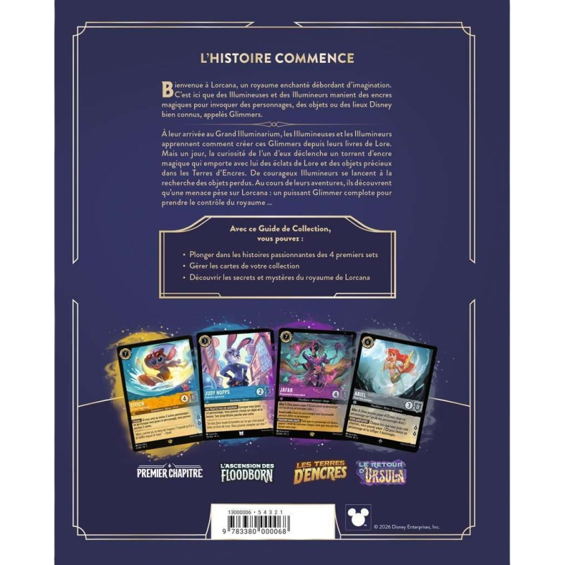 Disney - Lorcana - Guide de Collection - Set 1 à 4