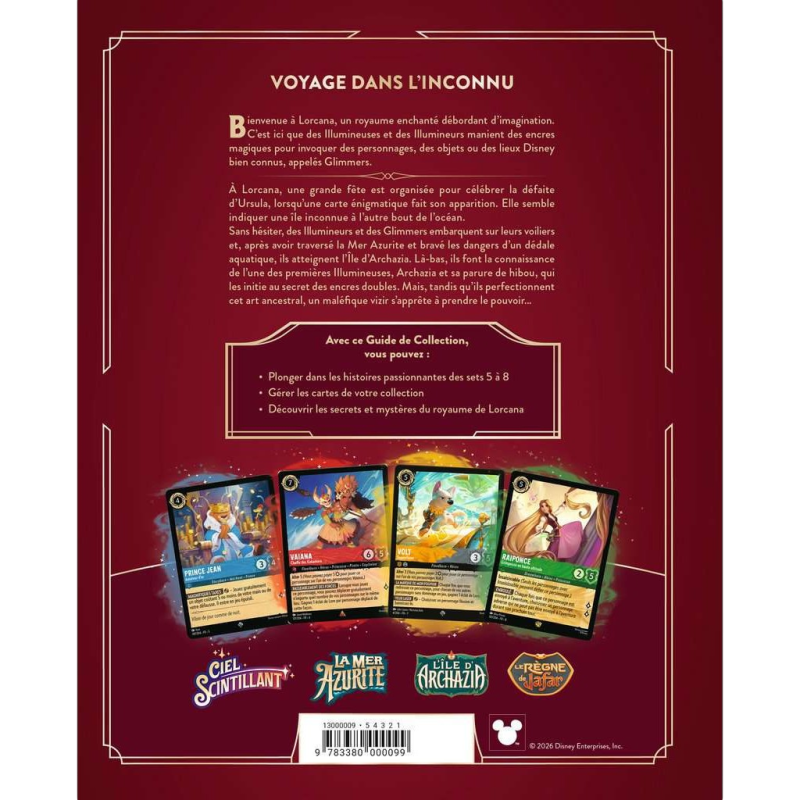 Disney - Lorcana - Guide de Collection - Set 5 à 8