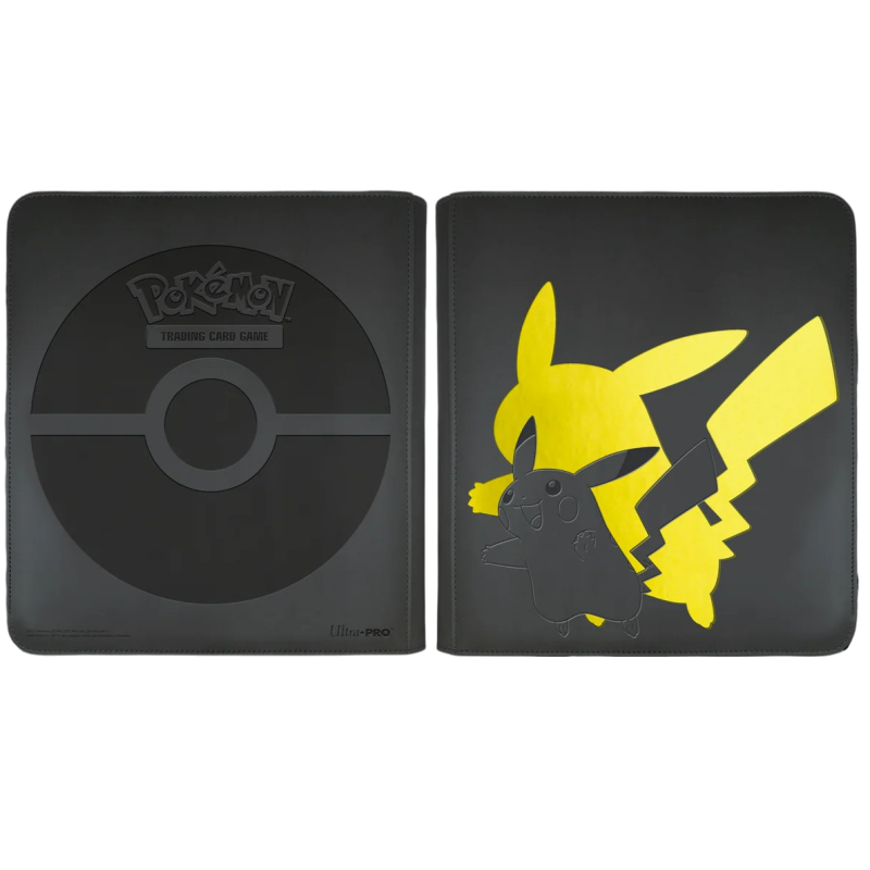 Ultra Pro - PRO-Binder 12 Cases Zip Pokémon Elite Series : Pikachu - 480 cartes