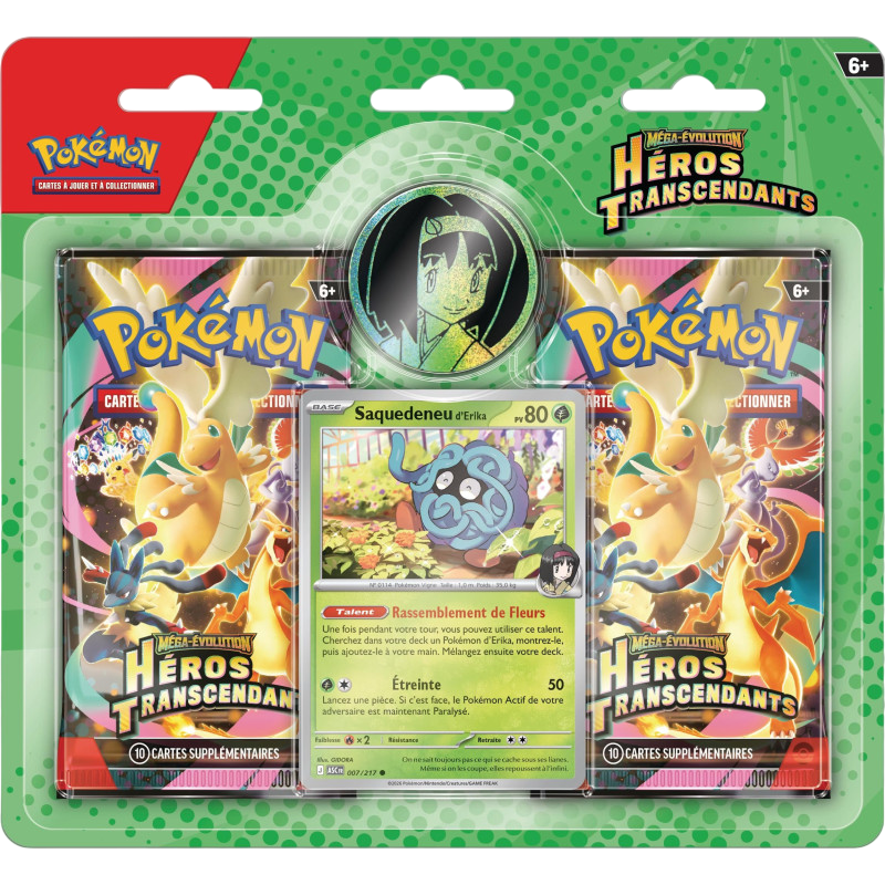 Pokémon - Duo Pack ME02.5 - Héros Transcendants - Saquedeneu / Dodoala