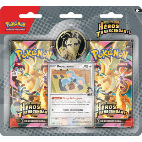 Pokémon - Duo Pack ME02.5 - Héros Transcendants - Saquedeneu / Dodoala