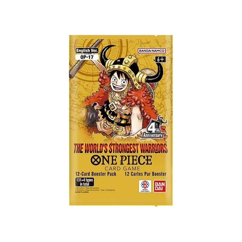 One Piece - Display de 24 boosters - OP17 - The World's Strongest Warriors - EN