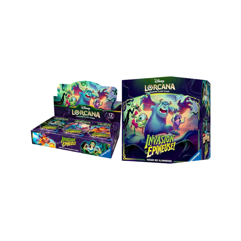 Disney - Lorcana - Pack - Display + Coffret Trésor des Illumineurs - Chapitre 13 - Invasion Épineuse