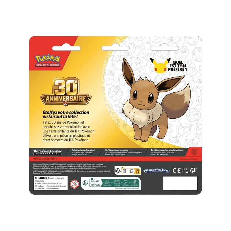 Pokémon - Duo Pack ME05.5 - 30e Anniversaire - Évoli