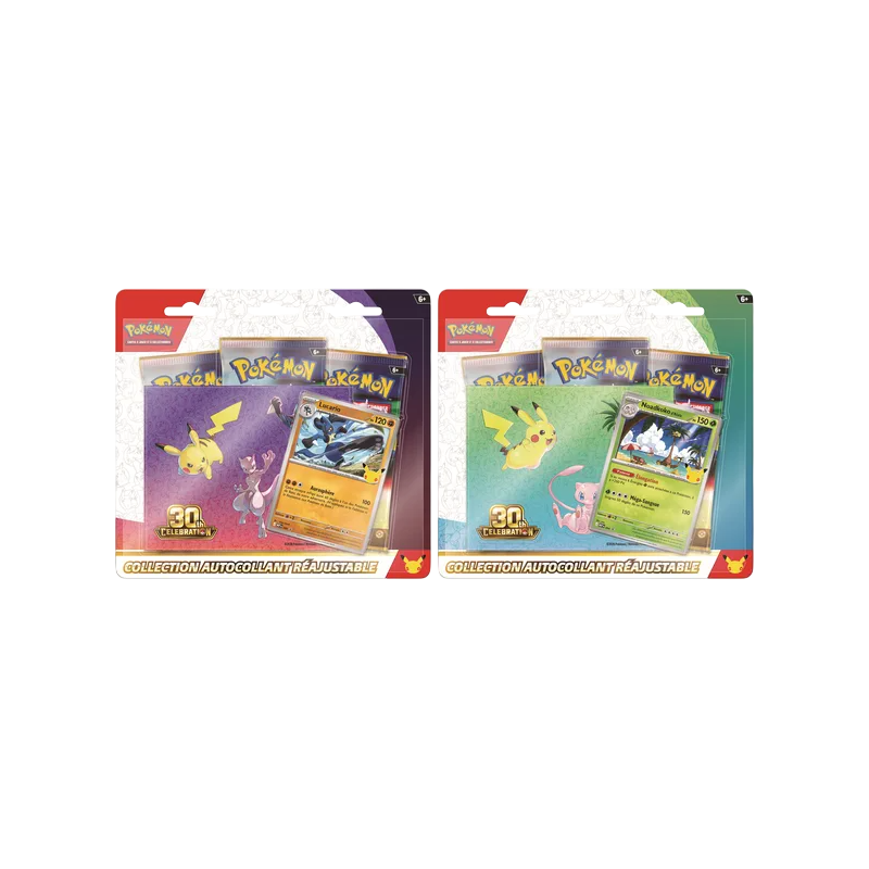 Pokémon - Tripack ME05.5 - 30e Anniversaire - Lucario / Noadkoko d’Alola