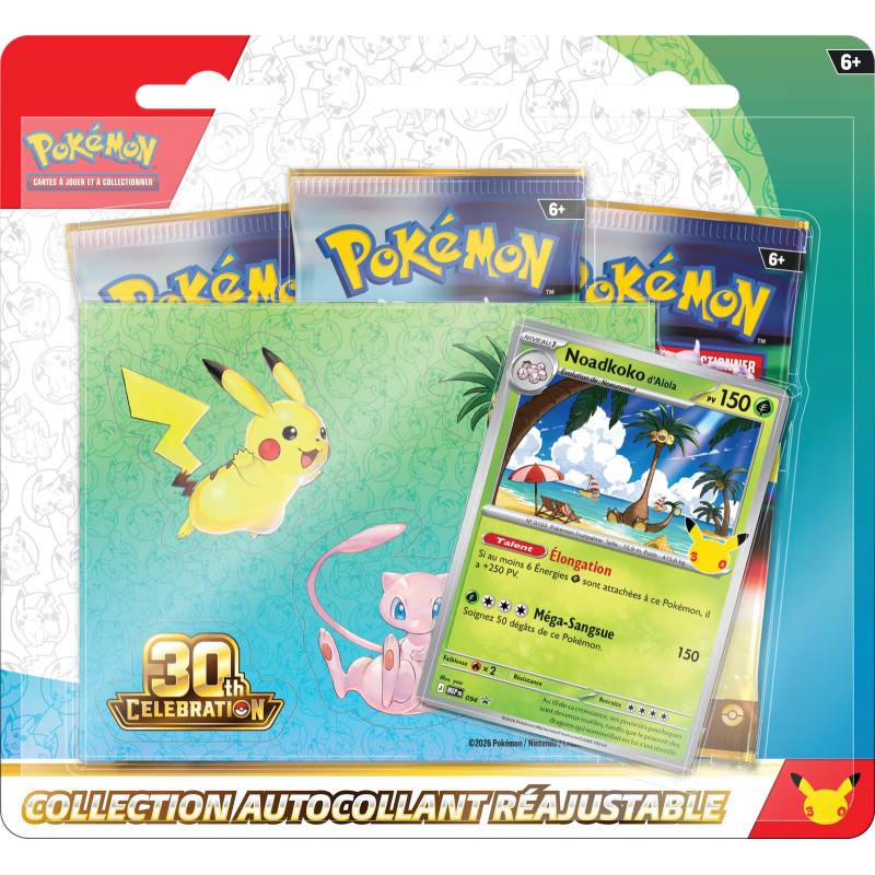 Pokémon - Tripack ME05.5 - 30e Anniversaire - Lucario / Noadkoko d’Alola