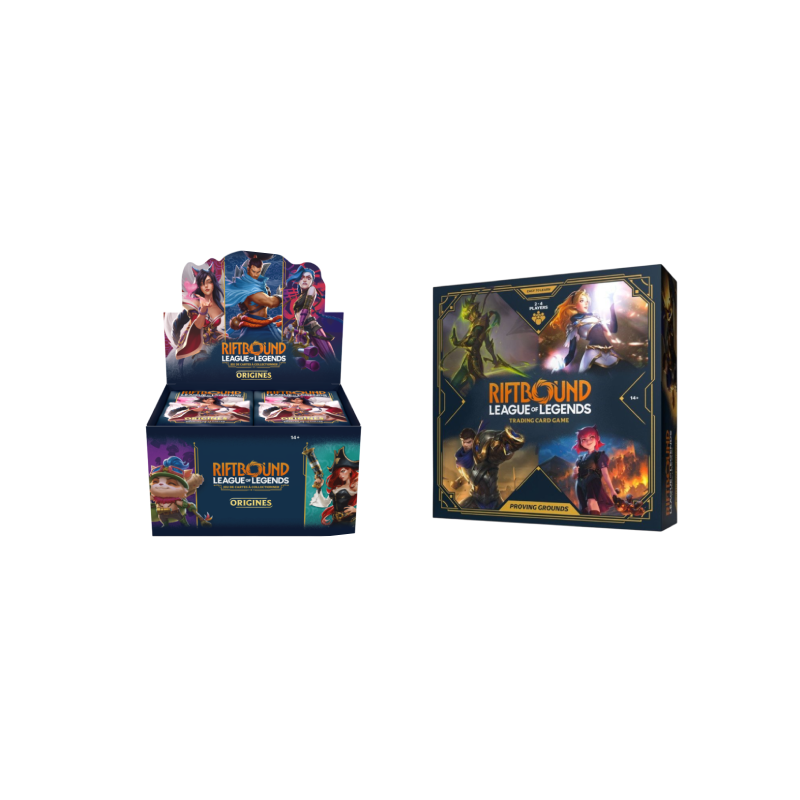 Riftbound: League of Legends TCG - Pack - Display - Set 1: Origines + Coffret Premiers Pas - FR