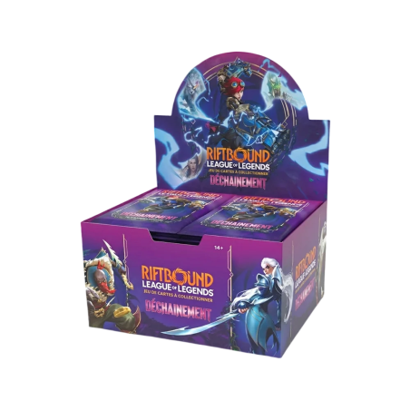 Riftbound: League of Legends TCG - Display de 24 Boosters - Set 3: Déchaînement - FR