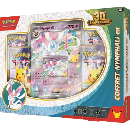 Pokémon - Coffret ME05.5 - 30e Anniversaire - Nymphali-ex