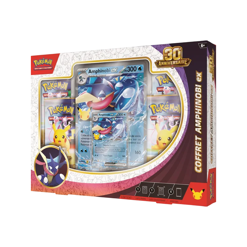 Pokémon - Coffret ME05.5 - 30e Anniversaire - Amphinobi-ex
