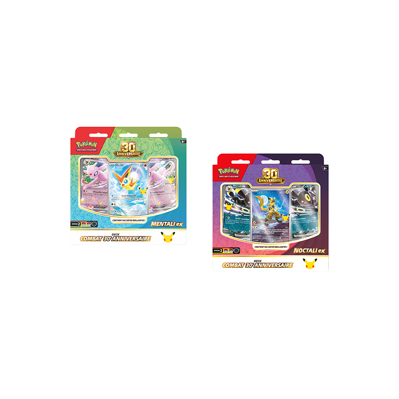 Pokémon - Deck Combat - ME05.5 - 30e Anniversaire - Mentali-ex / Noctali-ex