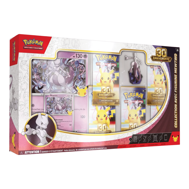 Pokémon - Coffret Collection Figurine - ME05.5 - 30e Anniversaire - Mew / Mewtwo