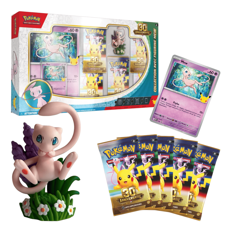 Pokémon - Coffret Collection Figurine - ME05.5 - 30e Anniversaire - Mew / Mewtwo